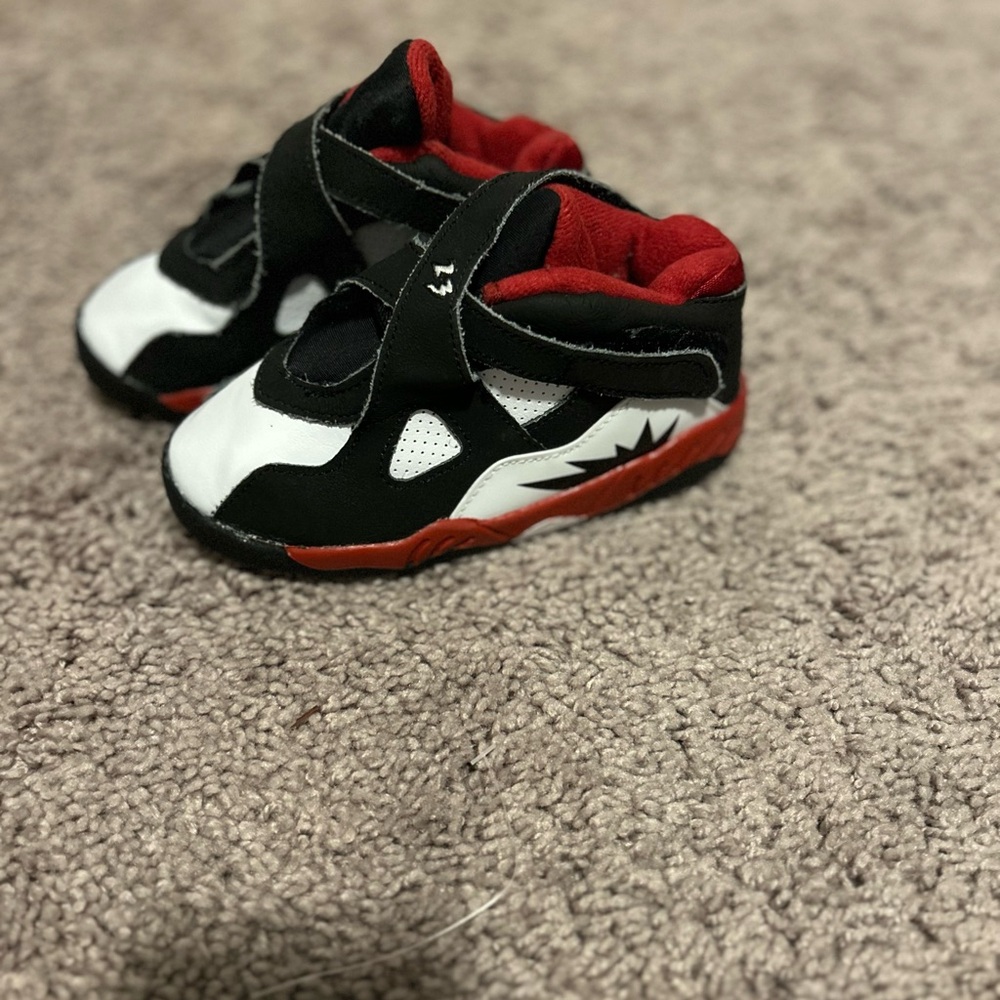 Kids Black and Red air Jordan’s